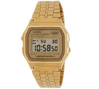 Casio Unisex-Adults Digital Quartz Watch with Stainless Steel Strap A158WETG-9AE