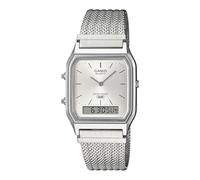 Casio Vintage AQ-230EM-7AEF - Man - 30 mm - Analogue - Quartz - Plexi Glass Silver 18 mm