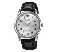 Casio Unisex Black Silver Watch MTP-V001L-7BUDF