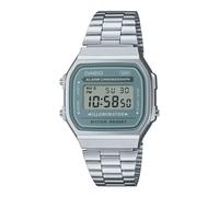 Casio Unisex Iconic Collection Blue Dial Stainless Steel Watch