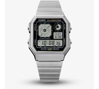 Casio Unisex Vintage Collection Silver Digital Watch A130WE-1AEF