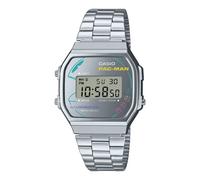 Casio Men's Digital Quartz Watch with Stainless Steel Strap A168WEPC-7AER