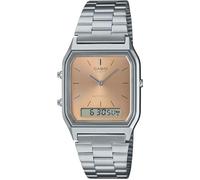Casio Unisex's Analogue-Digital Quartz Watch with Stainless Steel Strap AQ-230A-4AMQYES