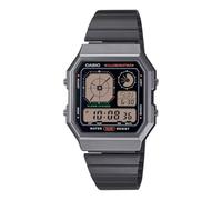 Casio Unisex's Digital Quartz Watch with Stainless Steel Strap A130WEGG-1AEF