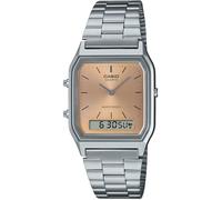 Casio Unisex's Analogue-Digital Quartz Watch with Stainless Steel Strap AQ-230A-4AMQYES
