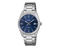 Casio UTP-1302PD-2A2 Unisex Watch, Light Blue Dial, Stainless Steel Band, Date Display, 50 Meter Water Resistance, Quartz Movement