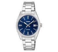 Casio UTP-1302PD-2A2 Unisex Watch, Light Blue Dial, Stainless Steel Band, Date Display, 50 Meter Water Resistance, Quartz Movement