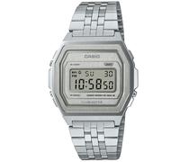 Casio Vintage A1000A-7EF - Unisex - 38 mm - Digital - Quartz - Mineral Glass Silver 38 mm