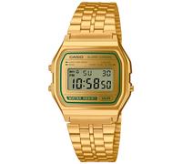 Casio Vintage A158WEGV-9AEF - Unisex - 33 mm - Digital - Quartz - Plexi Glass Gold 21 mm