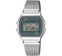 Casio Vintage A158WEM-3EF - Unisex - 33 mm - Digital - Quartz - Plexi Glass Green 21 mm