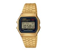 Casio Classic Gold Plated Digital Alarm Chronograph Watch A159WGEA-1EF Grey
