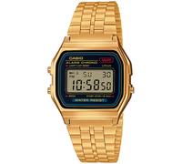 Casio Classic Gold Plated Digital Alarm Chronograph Watch A159WGEA-1EF Grey