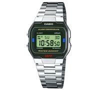 Casio Vintage A163WA-1QES - Unisex - 33 mm - Digital - Quartz - Plexi Glass Black 21 mm