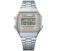 Casio Vintage A168WA-8AYES - Unisex - 36 mm - Digital - Quartz - Plexi Glass Beige 18 mm