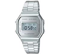Casio Vintage A168WEM-7EF - Unisex - 37 mm - Digital - Quartz - Plexi Glass Silver 21 mm