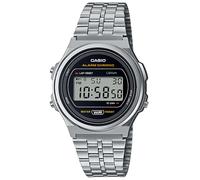 Casio Vintage A171WE-1AEF - Unisex - 37 mm - Digital - Quartz - Plexi Glass Silver 20 mm