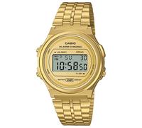 Casio Vintage A171WEG-9AEF - Unisex - 37 mm - Digital - Quartz - Plexi Glass Gold 20 mm