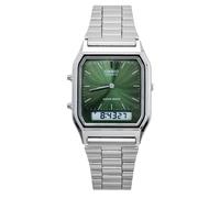 Casio Vintage Analog-Digital Alarm Dual Time Quartz AQ-230A-3AMQY Unisex Watch