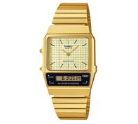 Casio Vintage Analog Digital Beige Dial Casual Quartz Unisex Watch AQ-800EG-9A