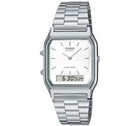 Casio Vintage AQ-230A-7DMQYES - Man - 30 mm - Analogue - Quartz - Plexi Glass White 18 mm