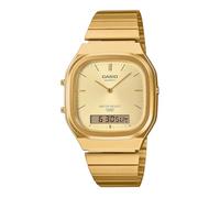 Casio Vintage AQ-240EG-9ADF Analog-Digital Gold Dial Unisex (D421)