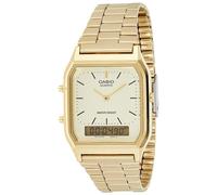 Casio Vintage Cream Hybrid Dial / Gold-Tone Metal Bracelet AQ-230GA-9DMQYES