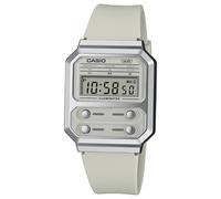 Casio Vintage Edgy Digital Watch Light Gray A100WEF-8AEF