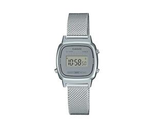 Casio Vintage Gent Silver Mesh Women's Clock (Diameter 25 mm)