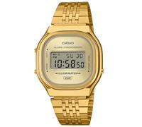 Casio Vintage Gold-Tone Stainless Steel Digital Watch 39x36.8mm - A140WEG-9ACF