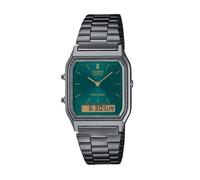 Casio Unisex Vintage Green Dial Dual Display Watch AQ-230EGG-3AEF