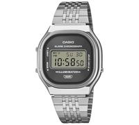Casio Vintage Grey Dial Stainless Steel Digital Watch 39x36.8mm - A140WE-8A