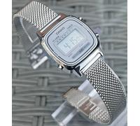 Casio Vintage Gent Silver Mesh Women's Clock (Diameter 25 mm)
