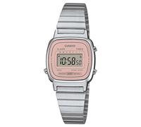 CASIO Vintage Mini Ladies Watch Digital Silver/Pink LA670WEA-4A2EF