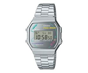 Casio Vintage PAC-Man Collaboration Digital Watch A168WEPC-7A, Silver