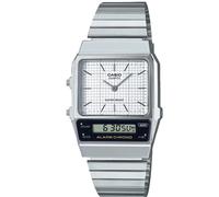 Casio Vintage Quartz Watch AQ-800E-7AEF Edgy Digital Analogue Dial Steel 30M