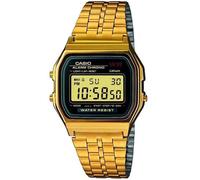 Casio Classic Gold Plated Digital Alarm Chronograph Watch A159WGEA-1EF Grey