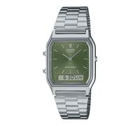Casio Vintage Retro Modern Olive Watch AQ230A-3A, Olive