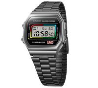 Casio Vintage Uno A168WEUC-1AER - Man - 36 mm - Digital - Quartz - Mineral Glass Black 21 mm