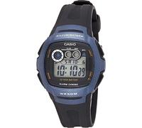 CASIO W-210-1BVES UNISEX BLACK STRAP BLUE DIAL DIGITAL WATCH BNIB