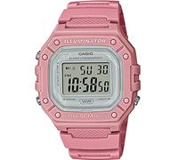 Casio Women's Digital Quartz Watch with Plastic Strap W-218HC-4AVEF
