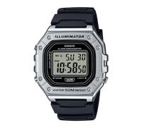 Casio W-218HM-7AVEF Illuminator Digital Sports Watch - Silver & Black