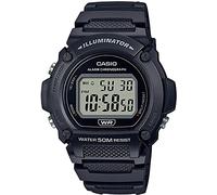 Casio W-219 Series Standard Digital Watch, Men's Chippukashi, Overseas Model, Black W-219H-1AV, Black W-219H-1AV, Strap