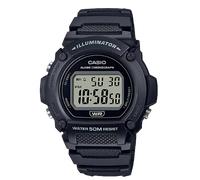 Casio W-219H-1AVDF Illuminator Digital Sports Watch - Black