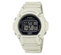 Casio W-219HC-8BVDF Illuminator Digital Sports Watch - White