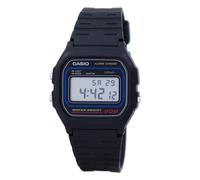 Casio W-59-1VQES Men Digital Vintage Watch Black 5 Bar Light Alarm