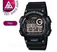 Casio Digital LCD 100M Sports Watch with Stopwatch, Timer, Alarm W-735H