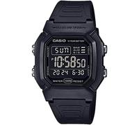 Casio W-800 Series Standard Digital Wristwatch, Men's, Overseas Model, Black Inverted LCD W-800H-1BV, Military