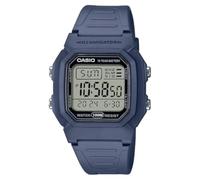 Casio Digital Resin Strap Light Blue Quartz W-800H-2AV 100M Men's Watch