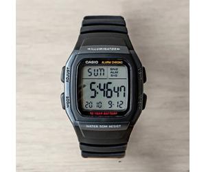 Casio W96H-1BV, Illuminator, Digital Chronograph Watch, Alarm, 10 Year Battery