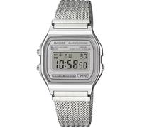Casio Watch A158WEM-7EF Vintage Iconic Digital Silver Grey